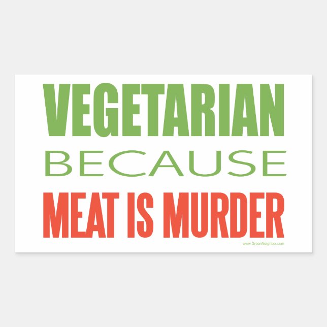 Vegetarian Sticker (Front)