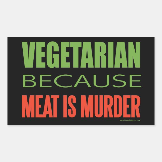 Vegetarian Sticker (Front)