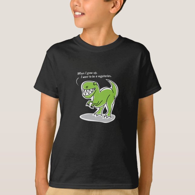 Vegetarian T. Rex T-Shirt (Front)