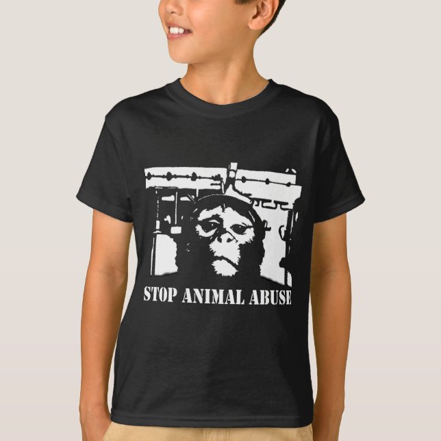 Vegetarian Vegan Animal Liberation T-shirt (Front)