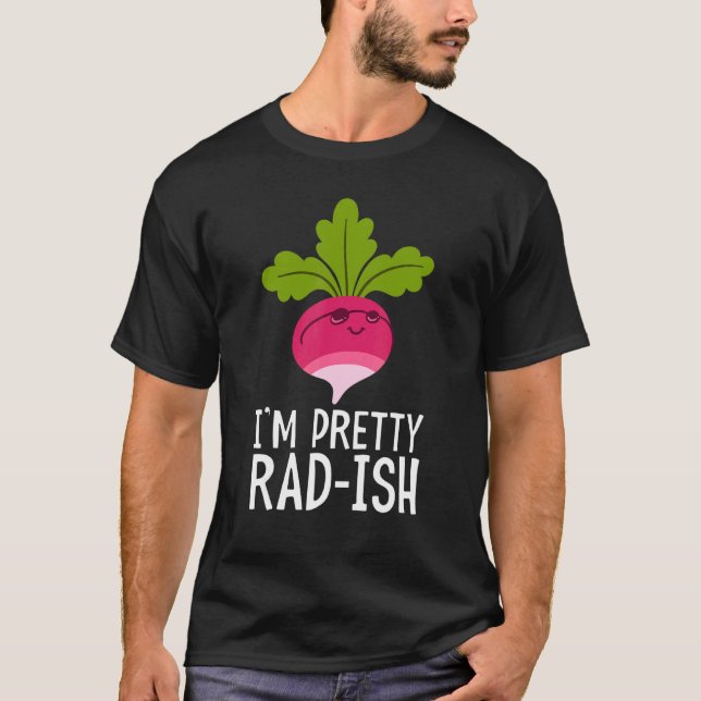 Vegetarian   Vegan  Veggie Pun T-Shirt (Front)