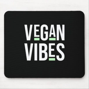 Vegetarian Vegan Vibes Mouse Pad