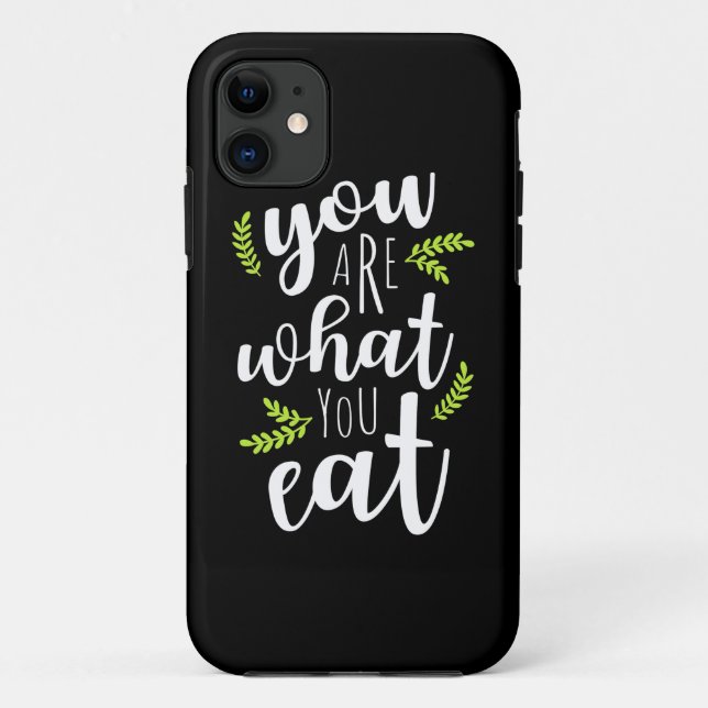 Vegetarian You Are What You Eat Case-Mate iPhone Case (Back)