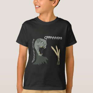 Vegetarian Zombie wants Graaaains! T-Shirt