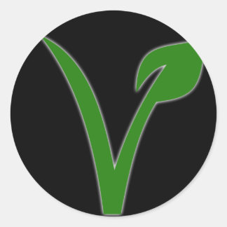 Vegetarianism Classic Round Sticker
