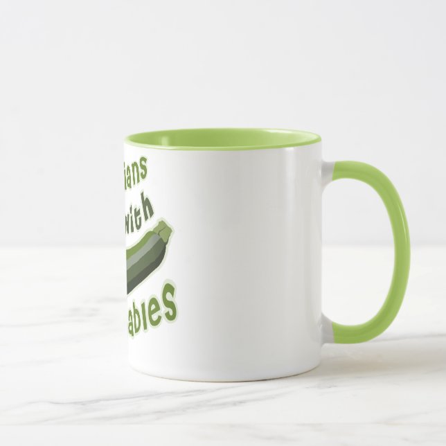 Vegetarians Do It with Vegetables Mug (Right)