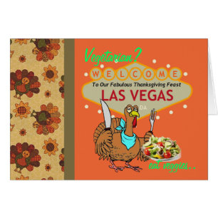 Végétarien ? légume Las Vegas Card