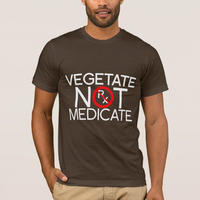 VEGETATE (Mens) T-Shirt (Front)