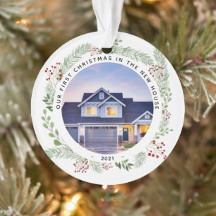 Végétation d'hiver Nouvelle maison Photo