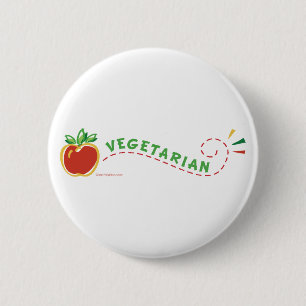Veggie Apple 2 Inch Round Button