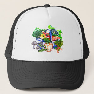 Veggie Basket Trucker Hat
