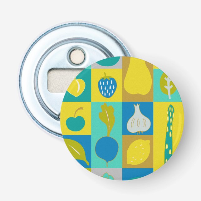Veggie Blocks I Bottle Opener (Front)