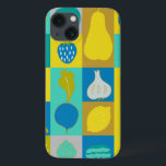 Veggie Blocks I iPhone 13 Case<br><div class="desc">Home Décor</div>