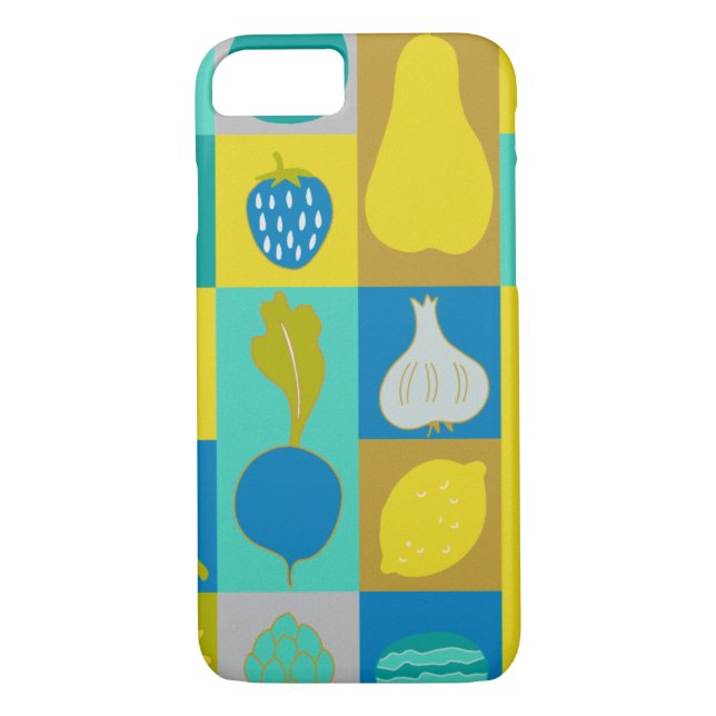 Veggie Blocks I Case-Mate iPhone Case (Back)