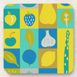 Veggie Blocks I Coaster