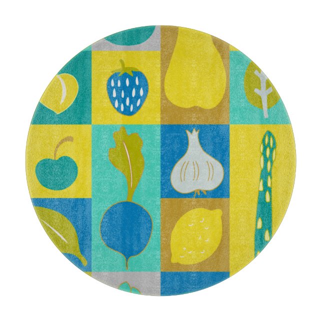 Veggie Blocks I Cutting Board (Front)