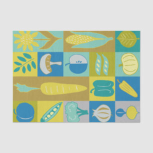 Veggie Blocks II Tissue Paper