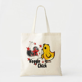 Veggie Chick Tote Bag