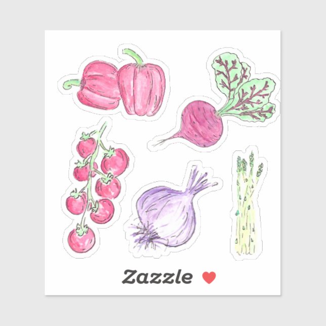 Veggie-Cut Vinyl Sticker (Sheet)