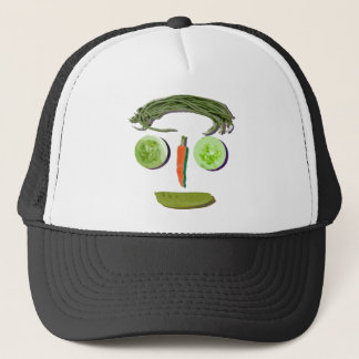 Veggie Face Trucker Hat