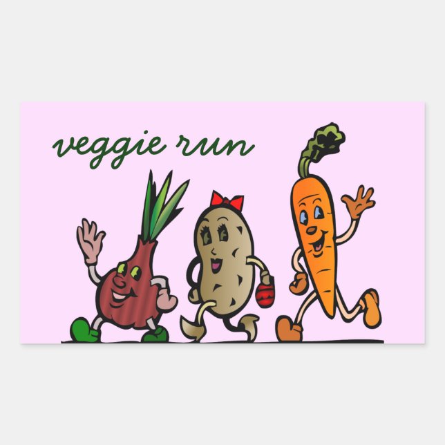 veggie fun sticker (Front)