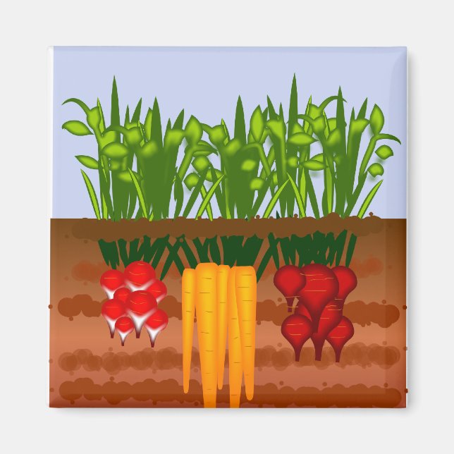Veggie Garden Magnet (Front)
