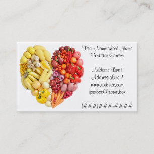 Veggie Heart Business Card