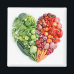 Veggie Heart Magnet<br><div class="desc">Veggie Heart Magnet</div>