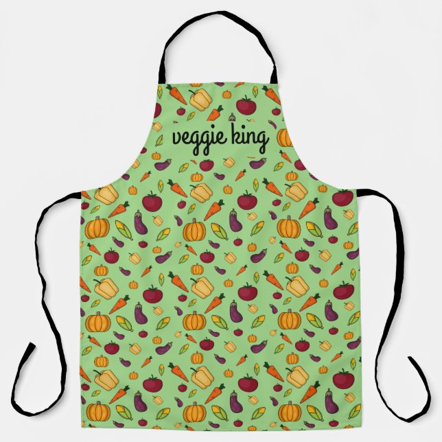 veggie king All-Over Print Apron (Front)