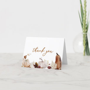 Veggie Locally Grown Baby Shower Thank You Card