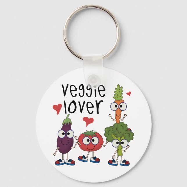 Veggie Lover Keychain (Front)