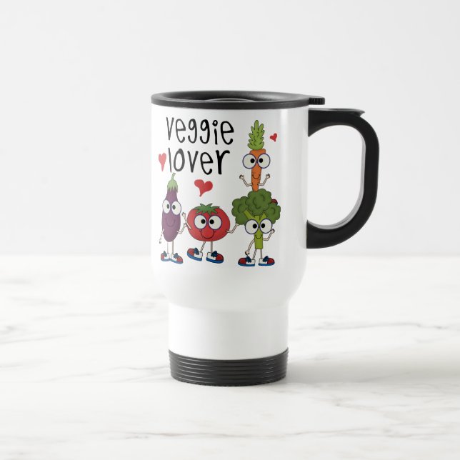 Veggie Lover Travel Mug (Right)