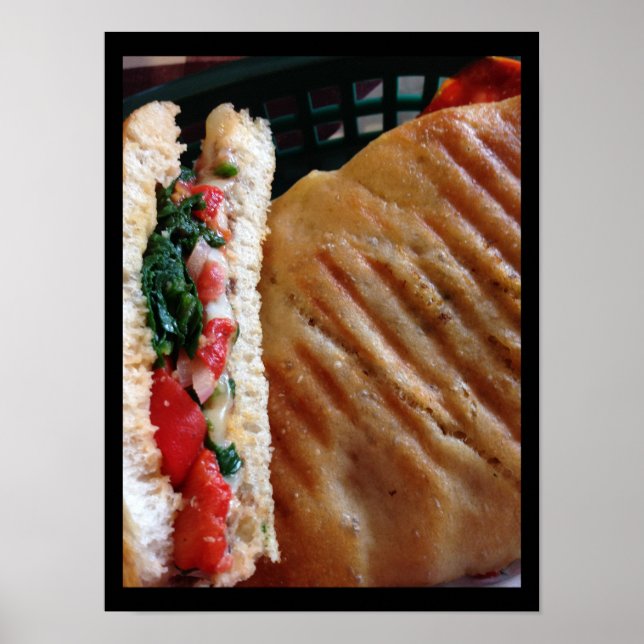 Veggie Panini Photo Poster (Front)
