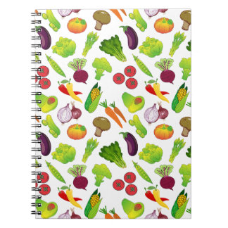 Veggie Pattern Notebook