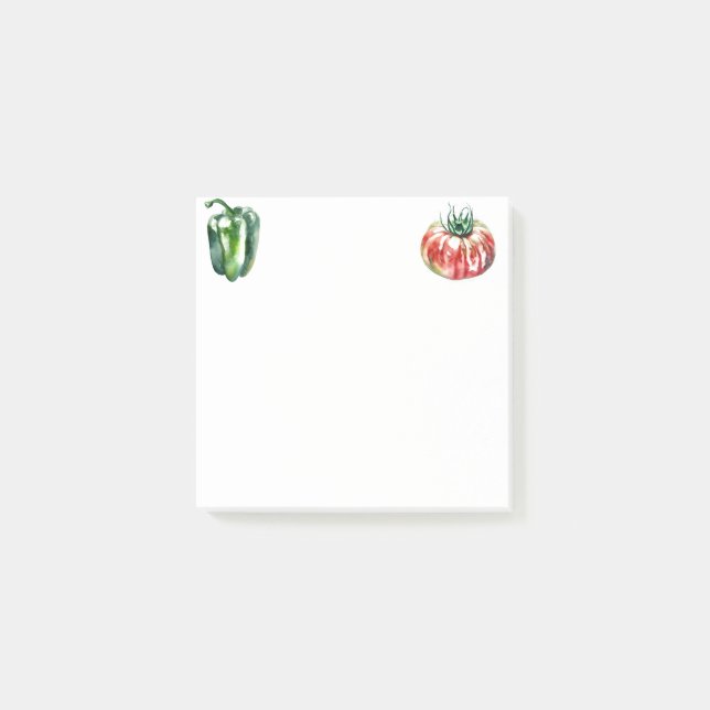 Veggie  post-it notes (Front)