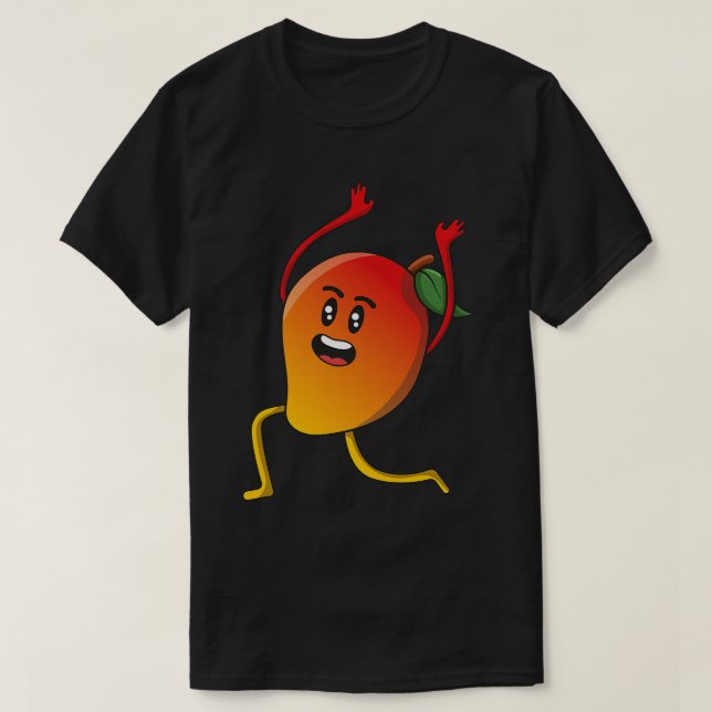 Veggie power mangoes mango lassi funny mango mango T-Shirt (Design Front)