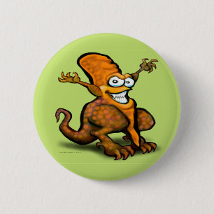Veggie Saurus Rex 2 Inch Round Button