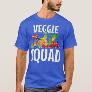 Veggie Squad Shirt Retro Vegetable Shirt Vegan Ve