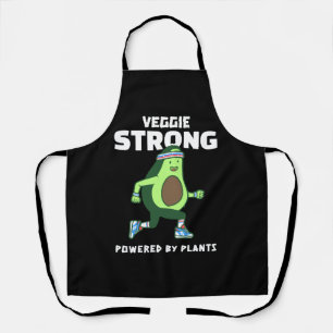 Veggie Strong, Powered by plants Apron