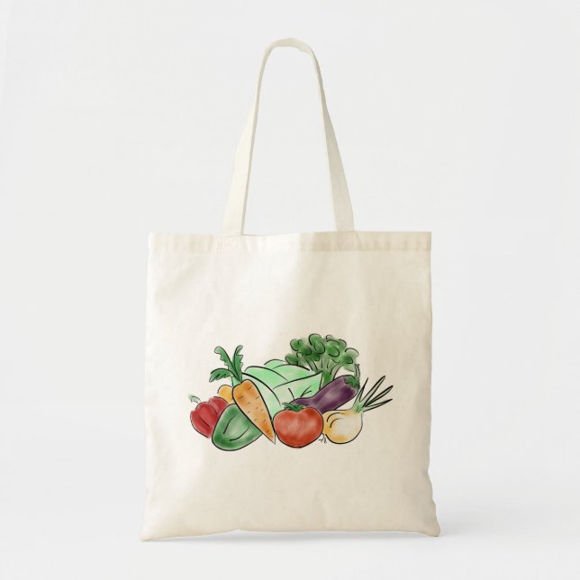 Veggie Tote Bag (Front)