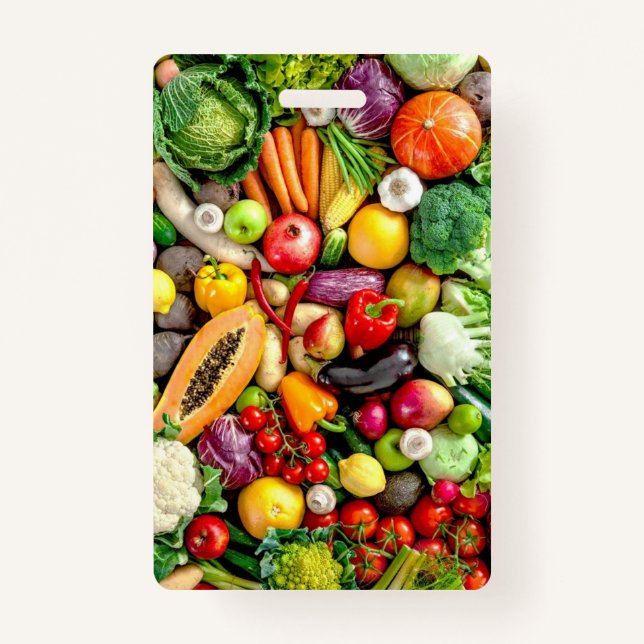 Veggie Vibes Chopping Board Badge (Front)