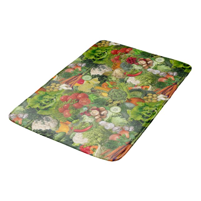 Veggies Bath Mat (Angled)