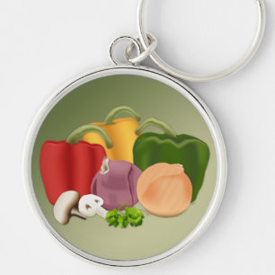 Veggies Keychain
