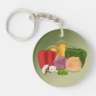 Veggies Keychain