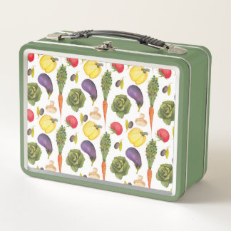 Veggies Metal Lunchbox
