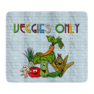 veggies only - cutting board