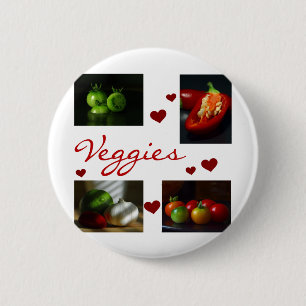 Veggies T-shirts and Gifts 2 Inch Round Button
