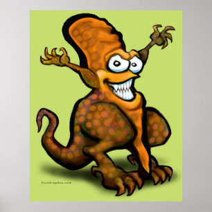 Veggiesaurus Rex Poster