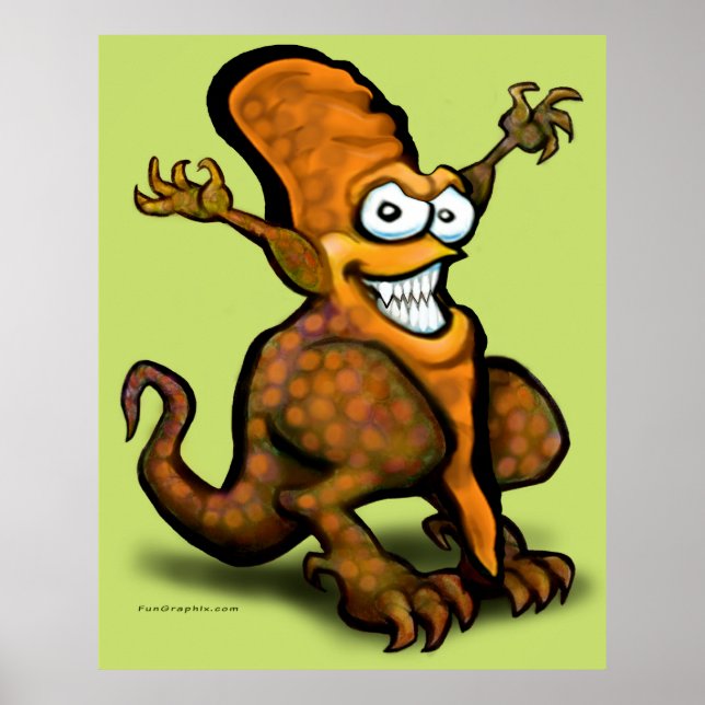 Veggiesaurus Rex Poster (Front)