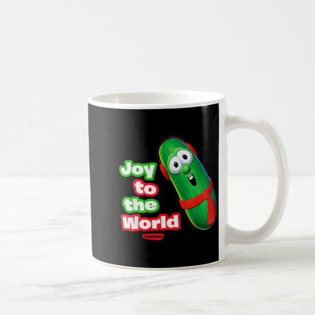 Veggietales Joy To The World Larry The Cuber  Coffee Mug (Right)
